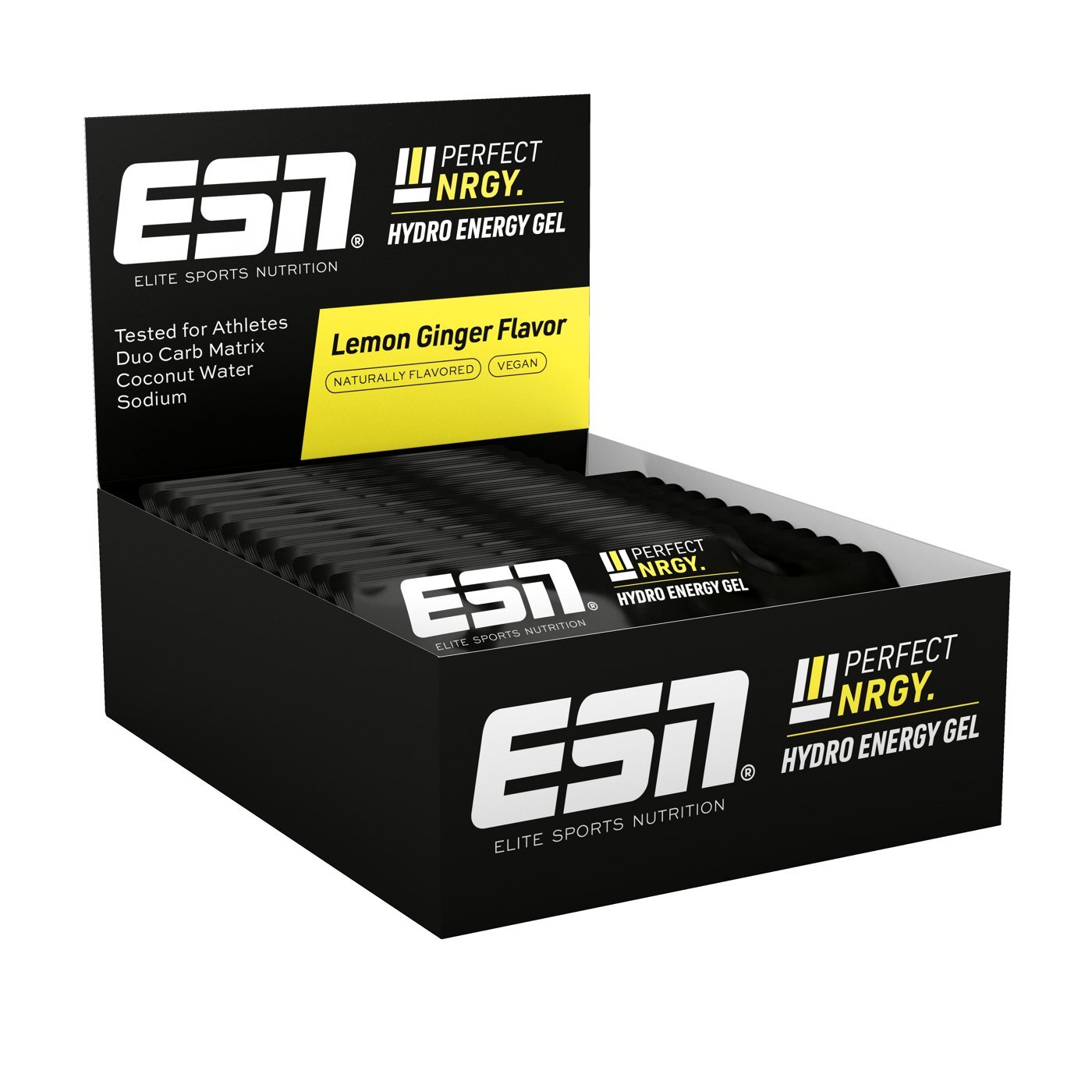 ESN NRGY Gels – Lemon Ginger.